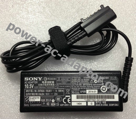 30W Sony 10.5V 2.9A SGPT113TR/S AC Adapter Power 4 Pin